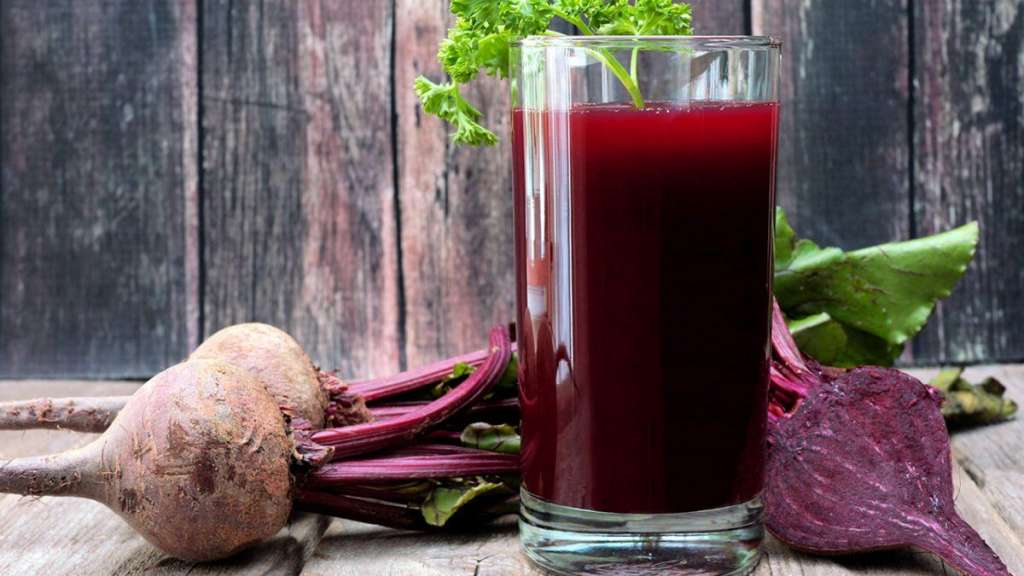 Image of zesty beet juice.