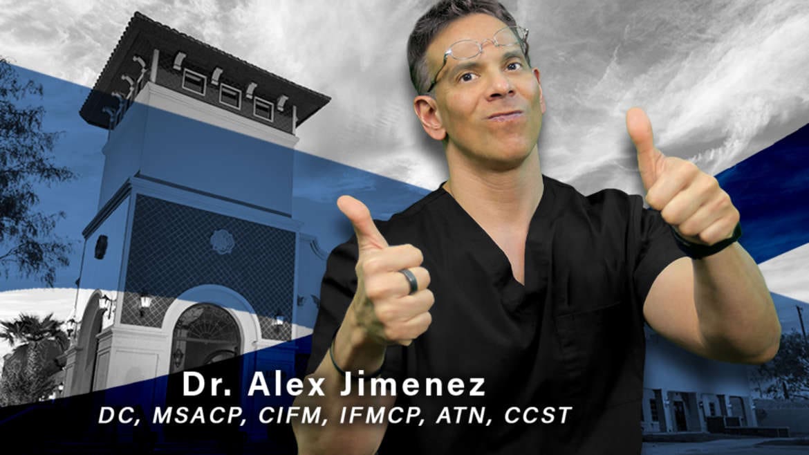Image of Dr. Alex Jimenez with thumbs up standing in front of his office clinic.