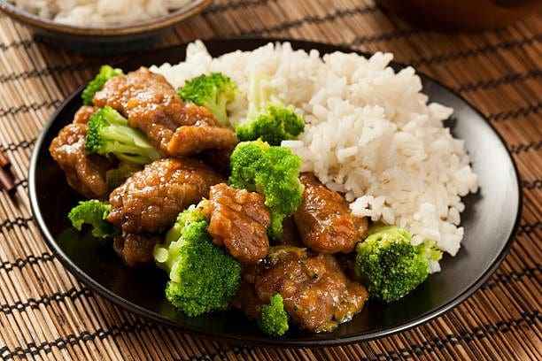 Beef + Broccoli Sheet Pan with Cauliflower Rice