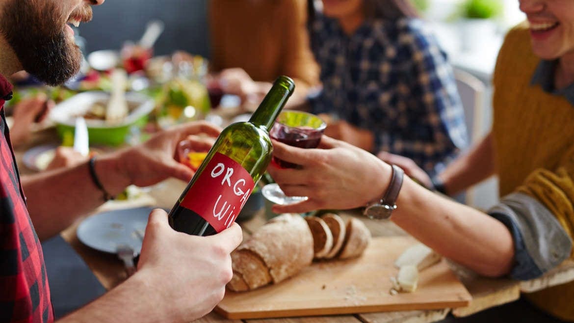 Treating high blood pressure with wine
