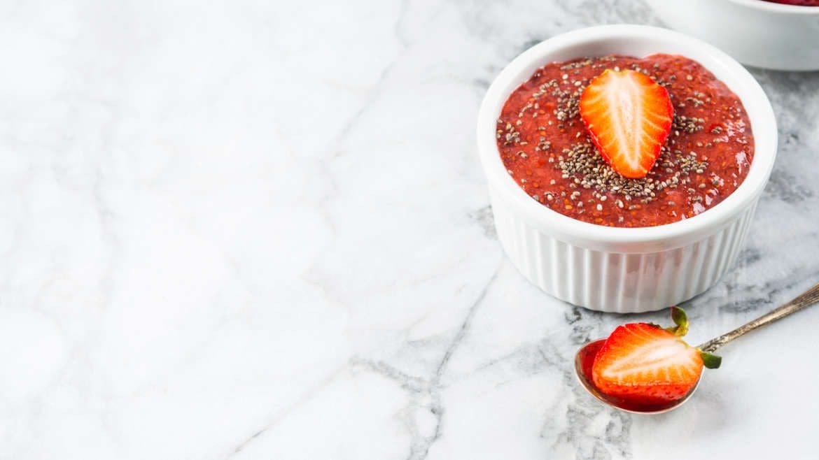 Strawberry chia jam